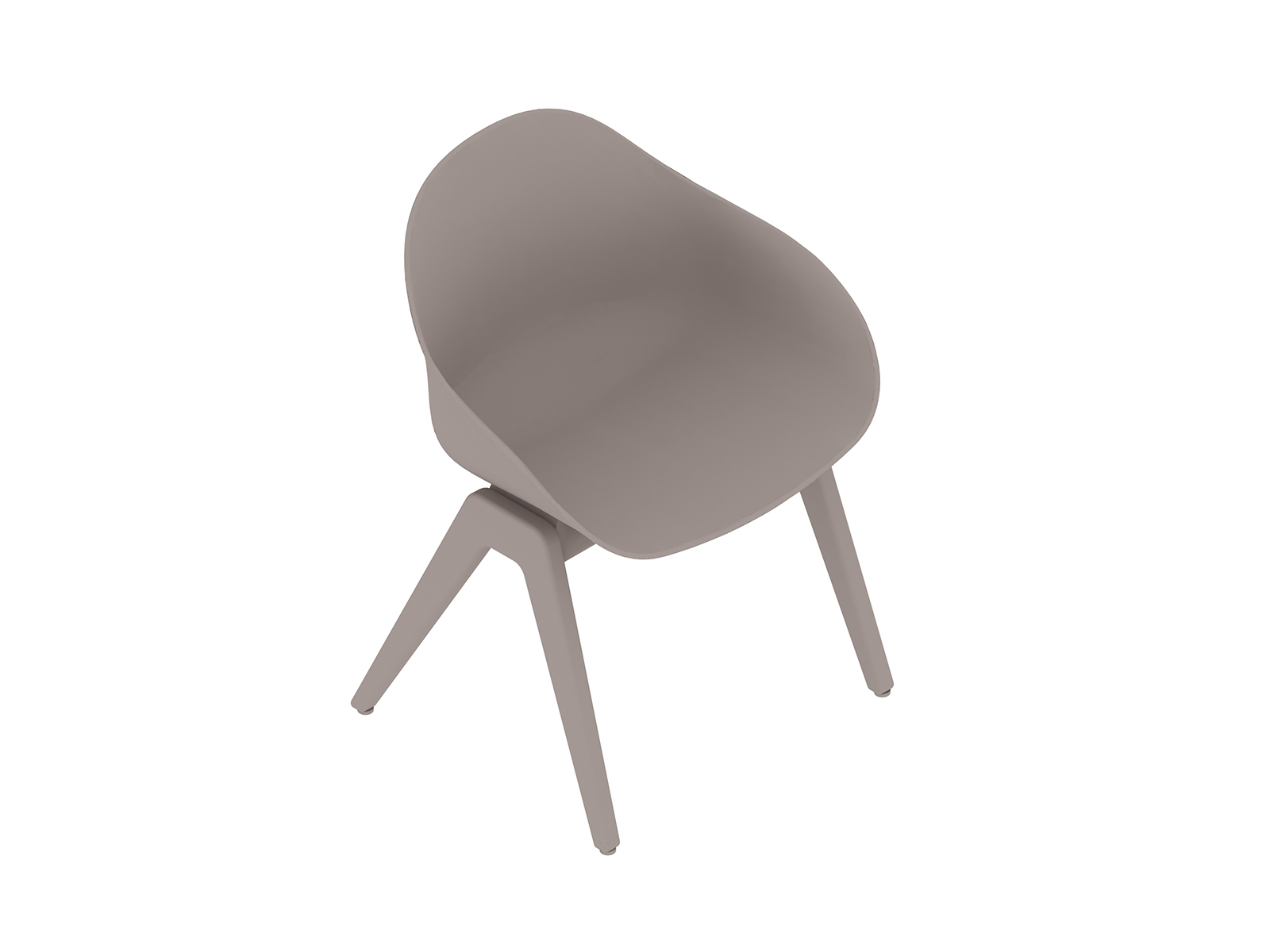 Eine generische Abbildung - Ruby Wood Stuhl–ohne Polster