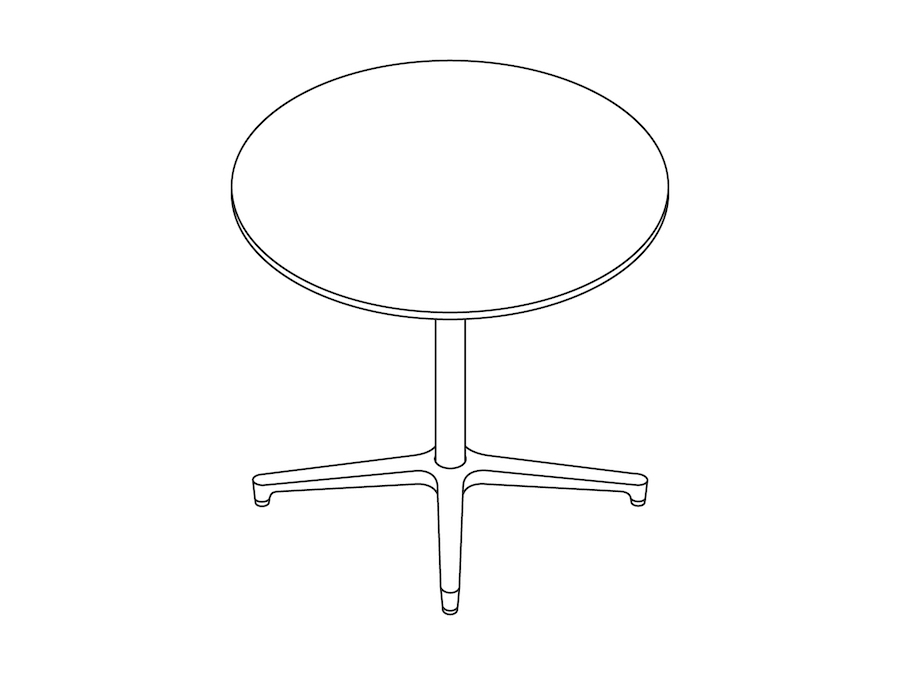 Eine Zeichnung - Saiba Tisch