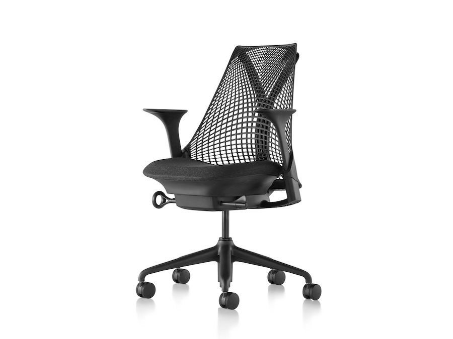 A photo - Sayl Chair–Suspension Mid Back–Fixed Arms