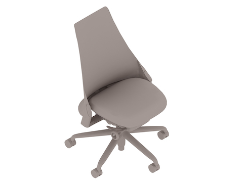 A generic rendering - Sayl Chair–Upholstered High Back–Armless