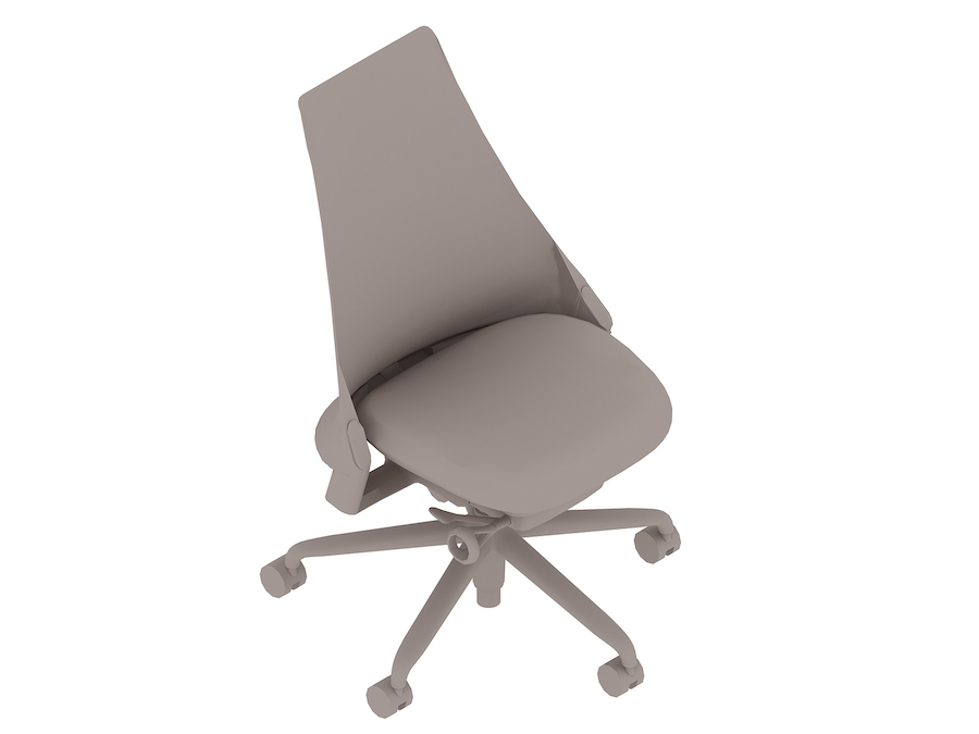 Uma renderização genérica - Cadeira Sayl–Encosto alto estofado–Sem braços