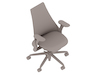 Uma renderização genérica - Cadeira Sayl–Encosto alto estofado–Braços fixos