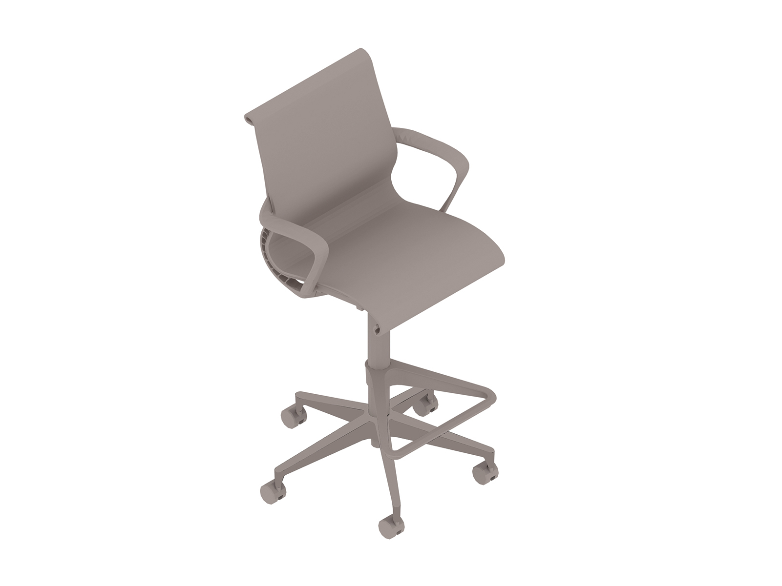 A generic rendering - Setu Stool – With Arms