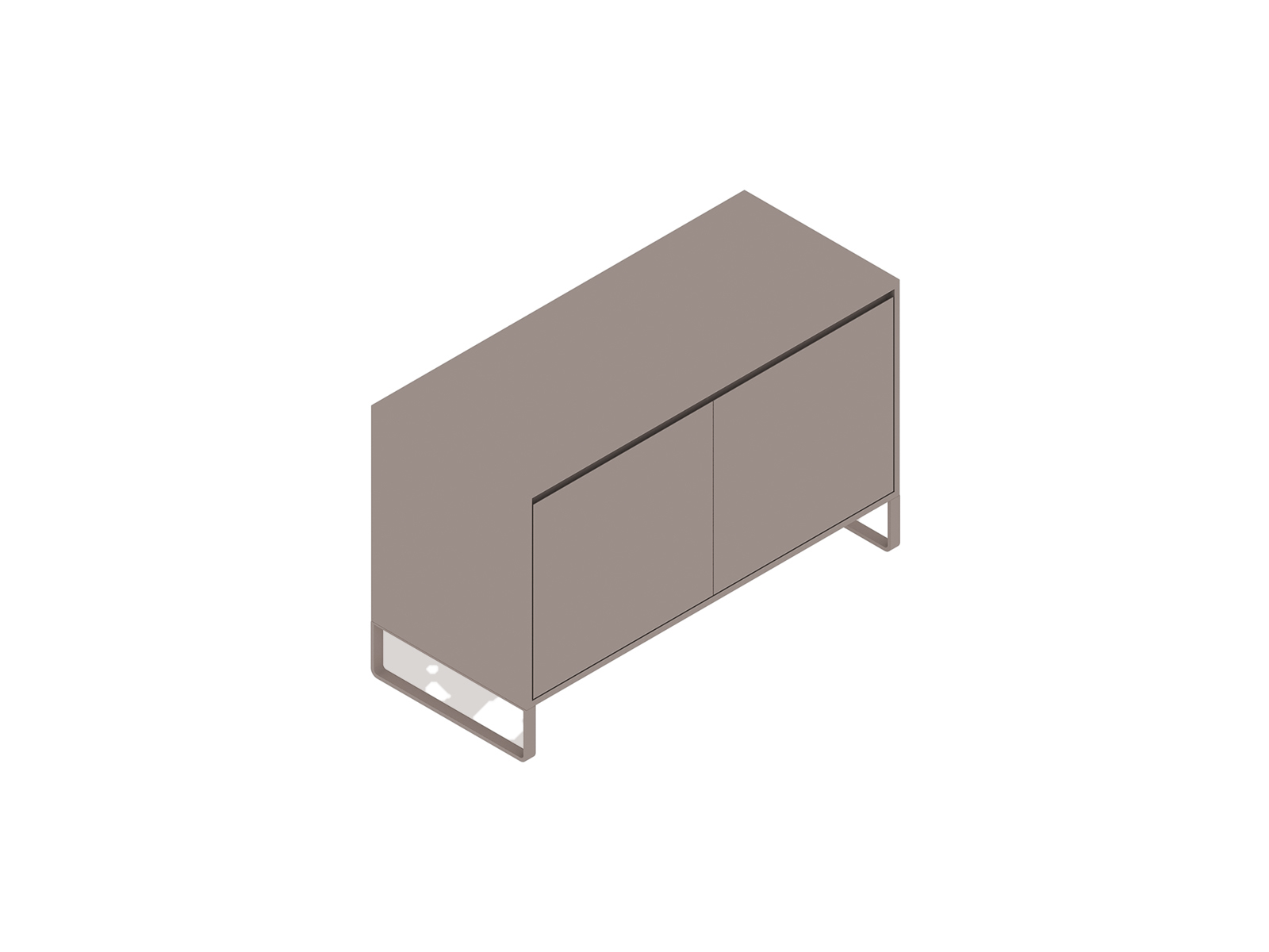 Eine generische Abbildung - Sideboard Aufbewahrungsmöbel–2 Türen
