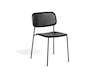 A photo - Soft Edge Chair–Metal Base–Wood Seat and Back–Nonupholstered