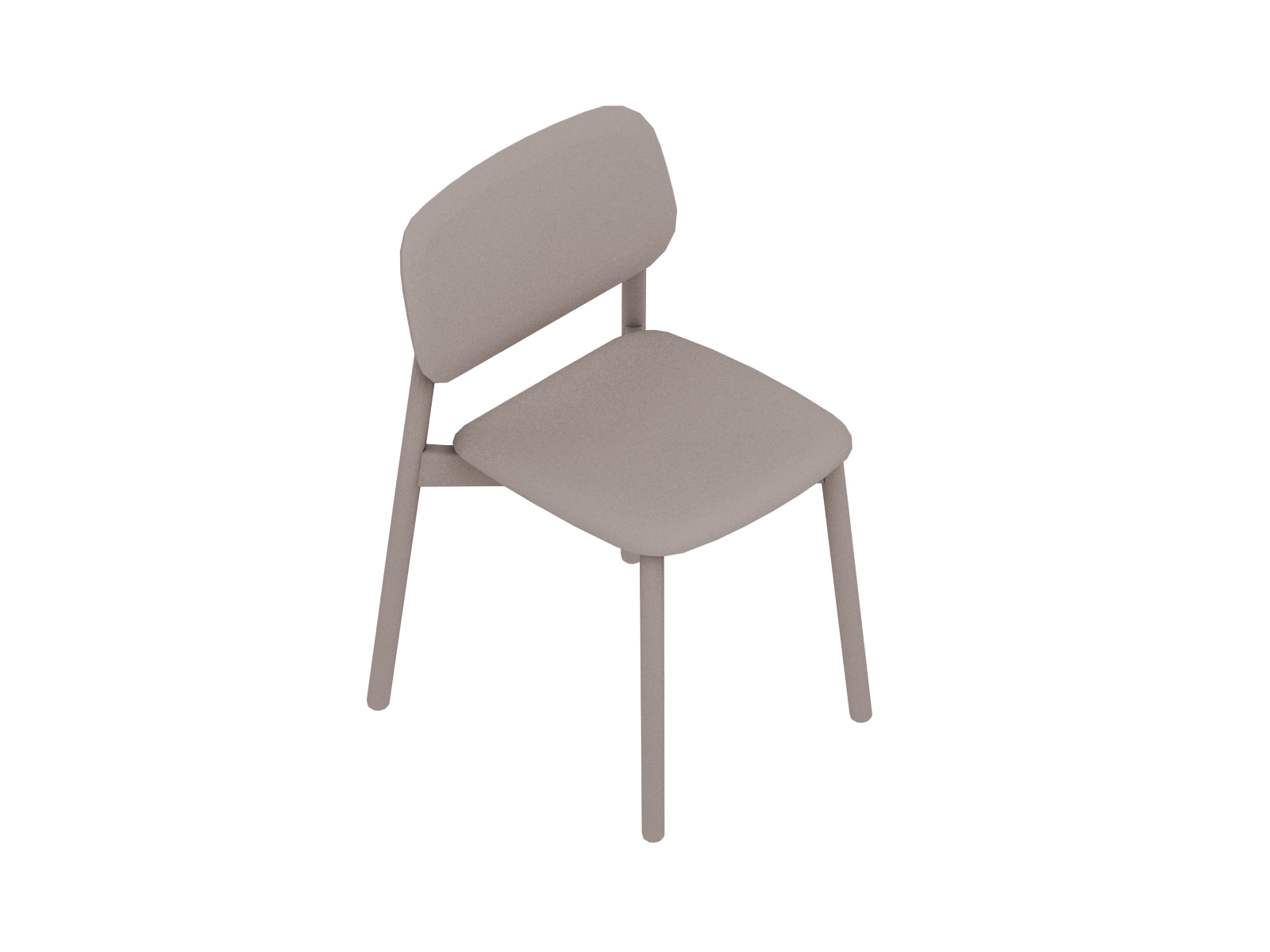 A generic rendering - Soft Edge Chair–Wood Base–Wood Seat and Back–Nonupholstered