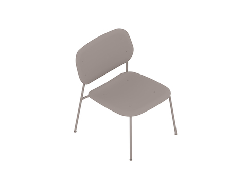A generic rendering - Soft Edge Lounge Chair–Nonupholstered