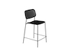 A photo - Soft Edge Stool–Counter Height–Steel Legs–Polypropolene Seat and Back–Nonupholstered