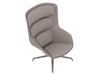 A generic rendering - Striad Lounge Chair–High Back–4-Star Base