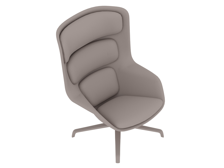 A generic rendering - Striad Lounge Chair–High Back–4-Star Base