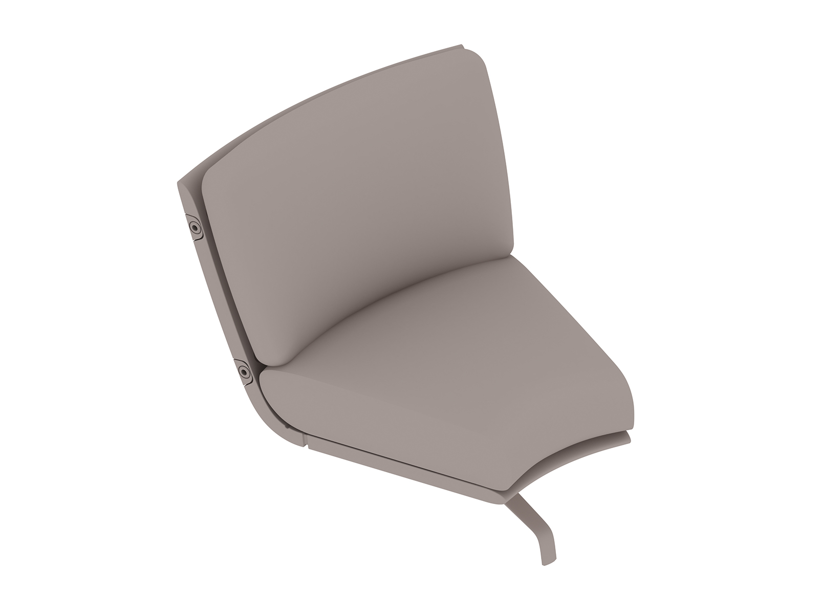 通用渲染图 - Striad弧形（内弯）沙发–4腿底座