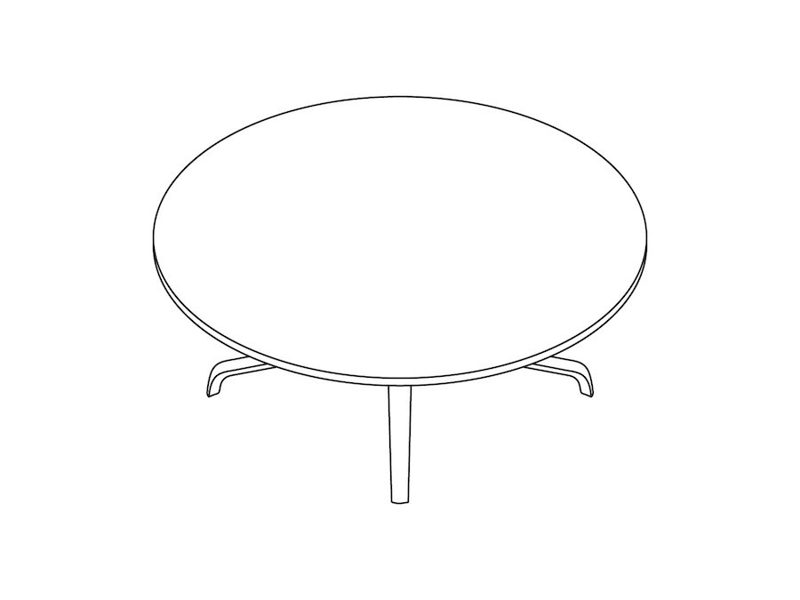 A line drawing - Striad Coffee Table