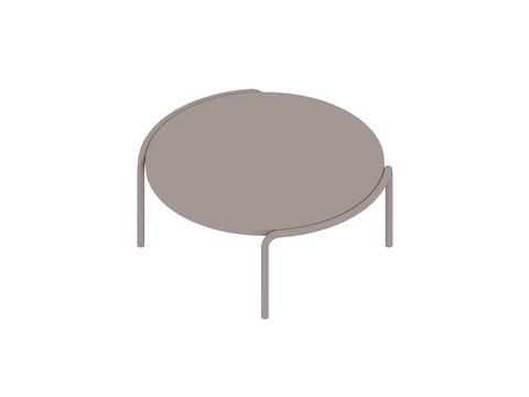 Een generieke rendering - Sweep-salontafel - rond