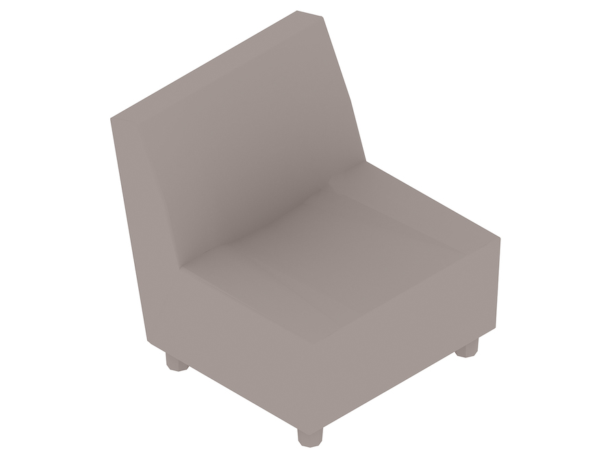 A generic rendering - Swoop Chair–Armless