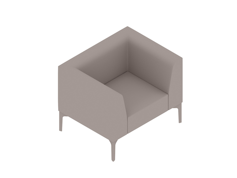 Uma renderização genérica - Lounge Chair Symbol