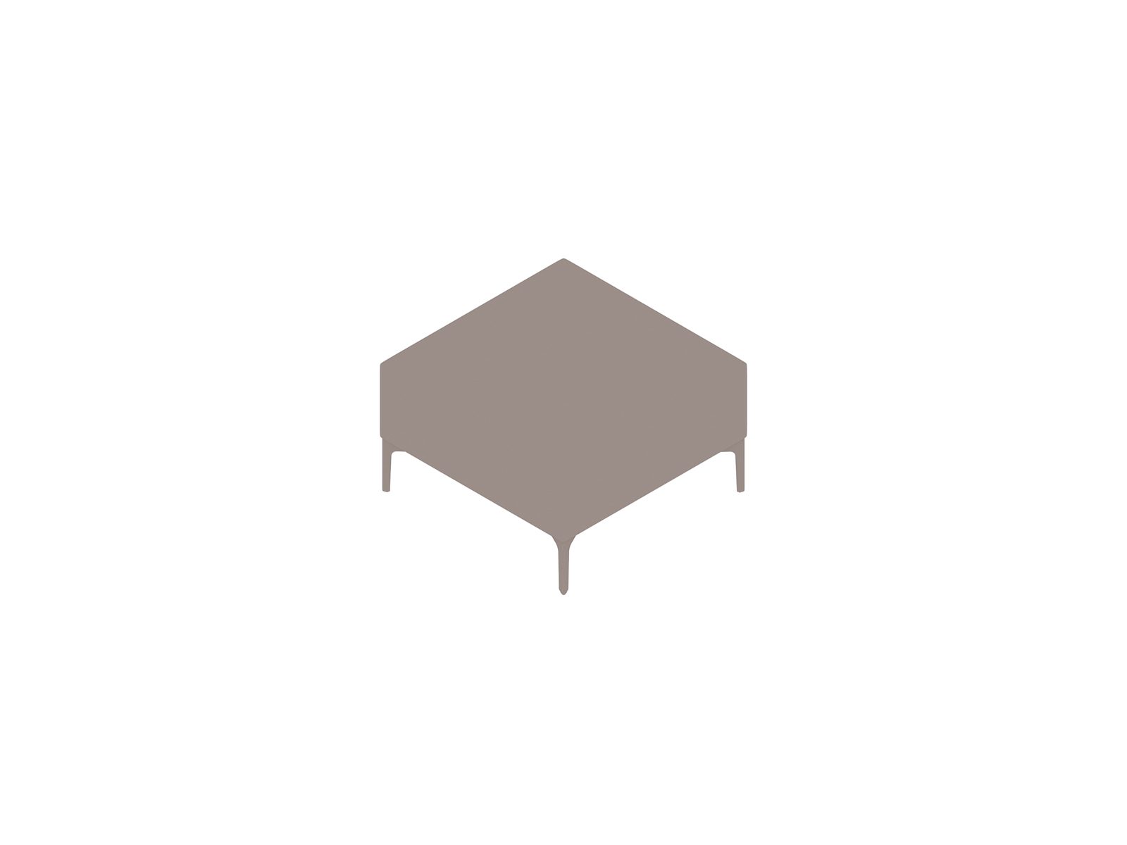 Un rendering generico - Seduta modulare Symbol–Sgabello monoposto