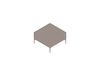 A generic rendering - Symbol Modular Seating–Single Stool