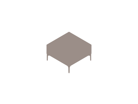 Een generieke rendering - Symbol modulaire stoelen – enkele kruk
