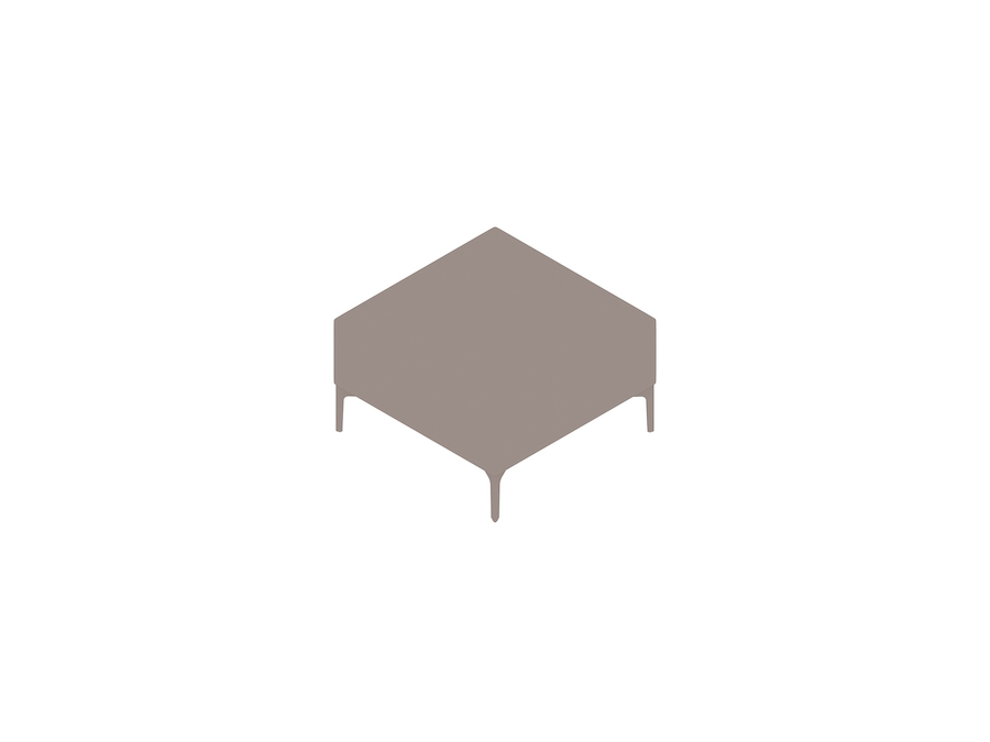 Uma renderização genérica - Assento modular Symbol – Banqueta individual