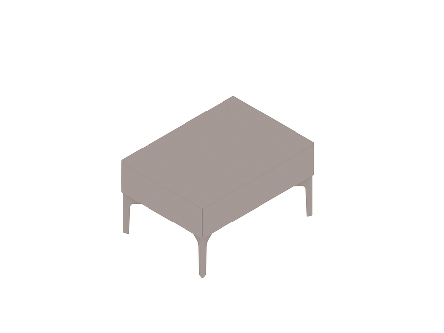 Een generieke rendering - Symbol modulaire stoelen – tafel