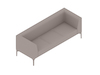 A generic rendering - Symbol Sofa–3 Seat
