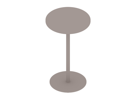 Een generieke rendering - Tier-tafel op barhoogte - rond
