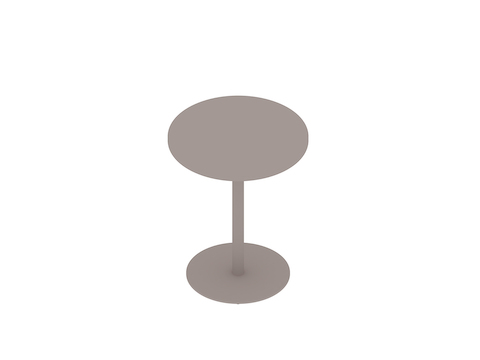 Een generieke rendering - Tier-cafétafel - rond