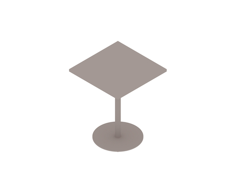 Een generieke rendering - Tier-cafétafel - vierkant