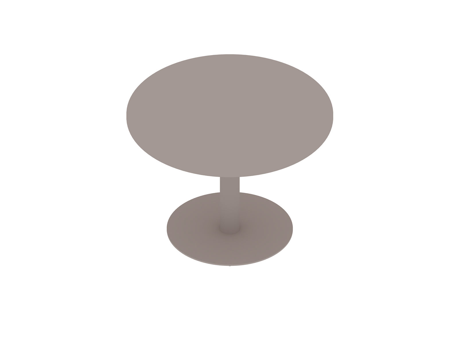 Een generieke rendering - Etagetafel–Rond