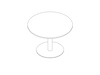 A line drawing - Tier Table–Round
