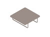 A generic rendering - Trace Coffee Table–Square
