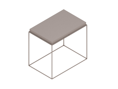 A generic rendering - Tray Side Table–Rectangular