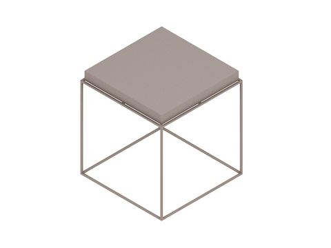 A generic rendering - Tray Side Table–Square