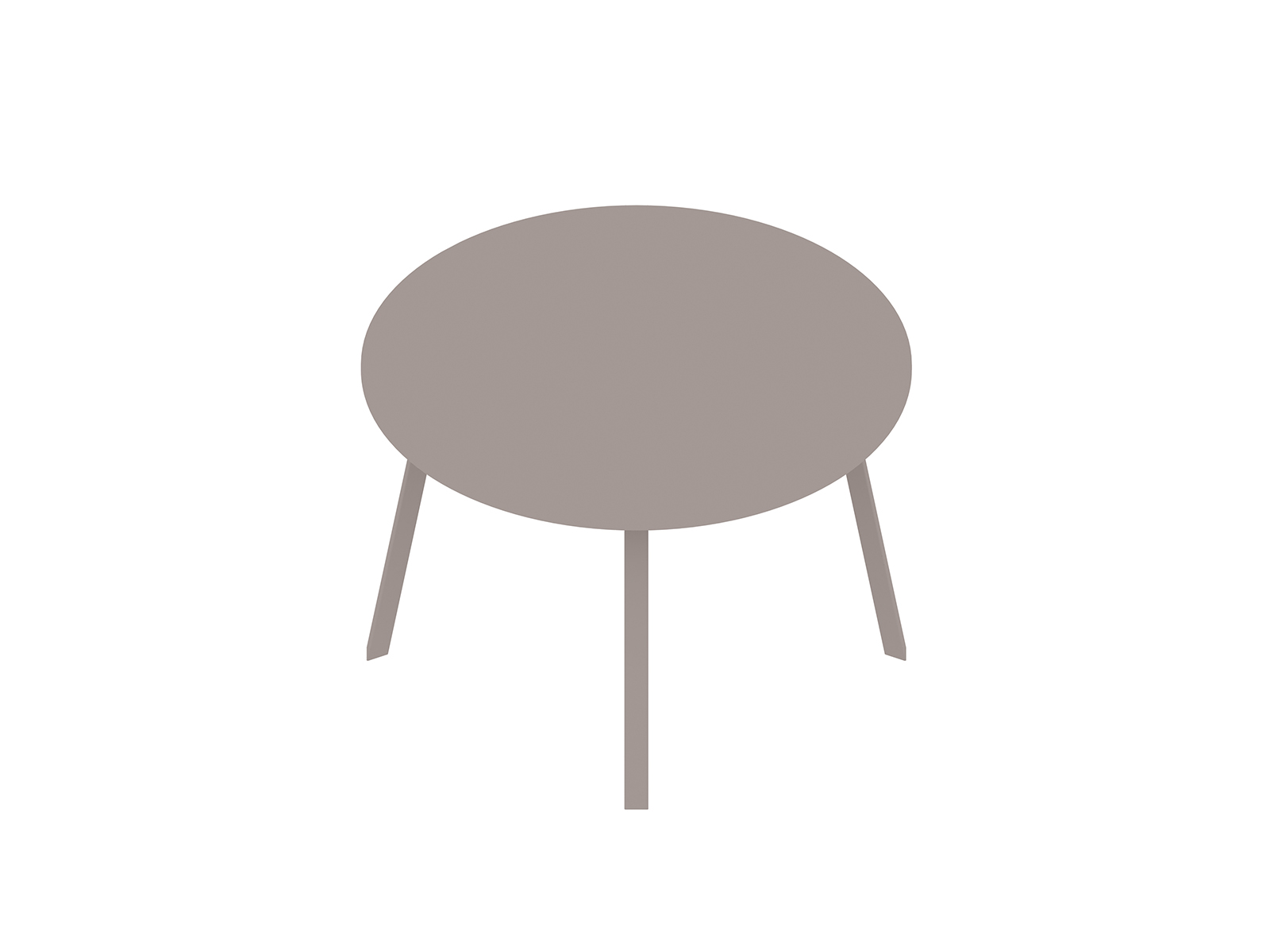 A generic rendering - Triangle Leg Table–Round