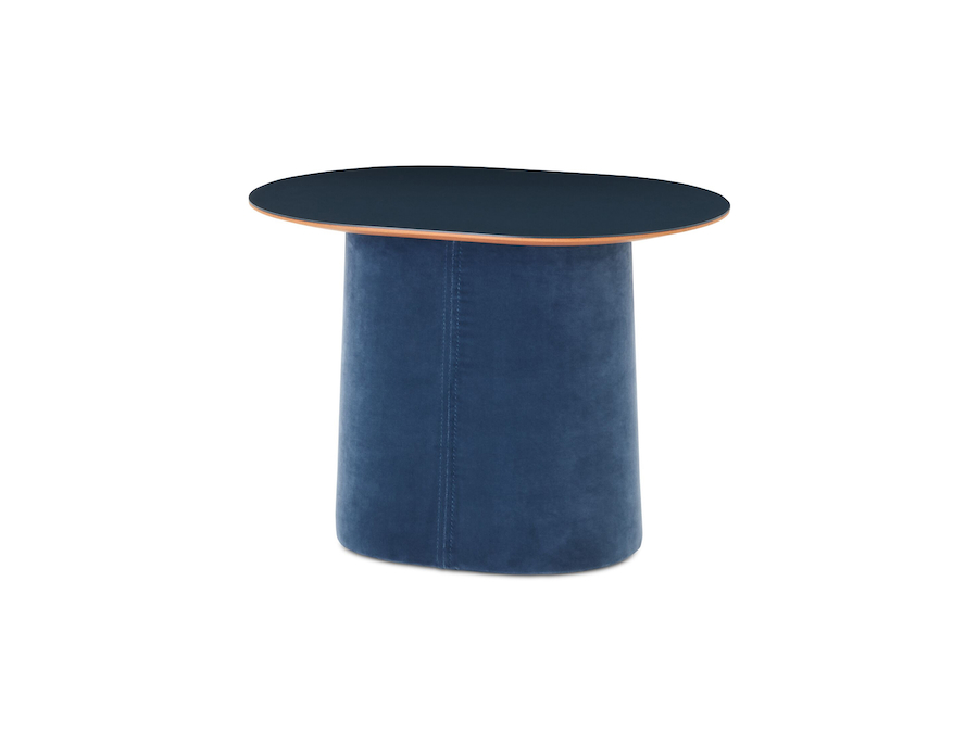 A photo - Tun Side Table–Low–Upholstered Base