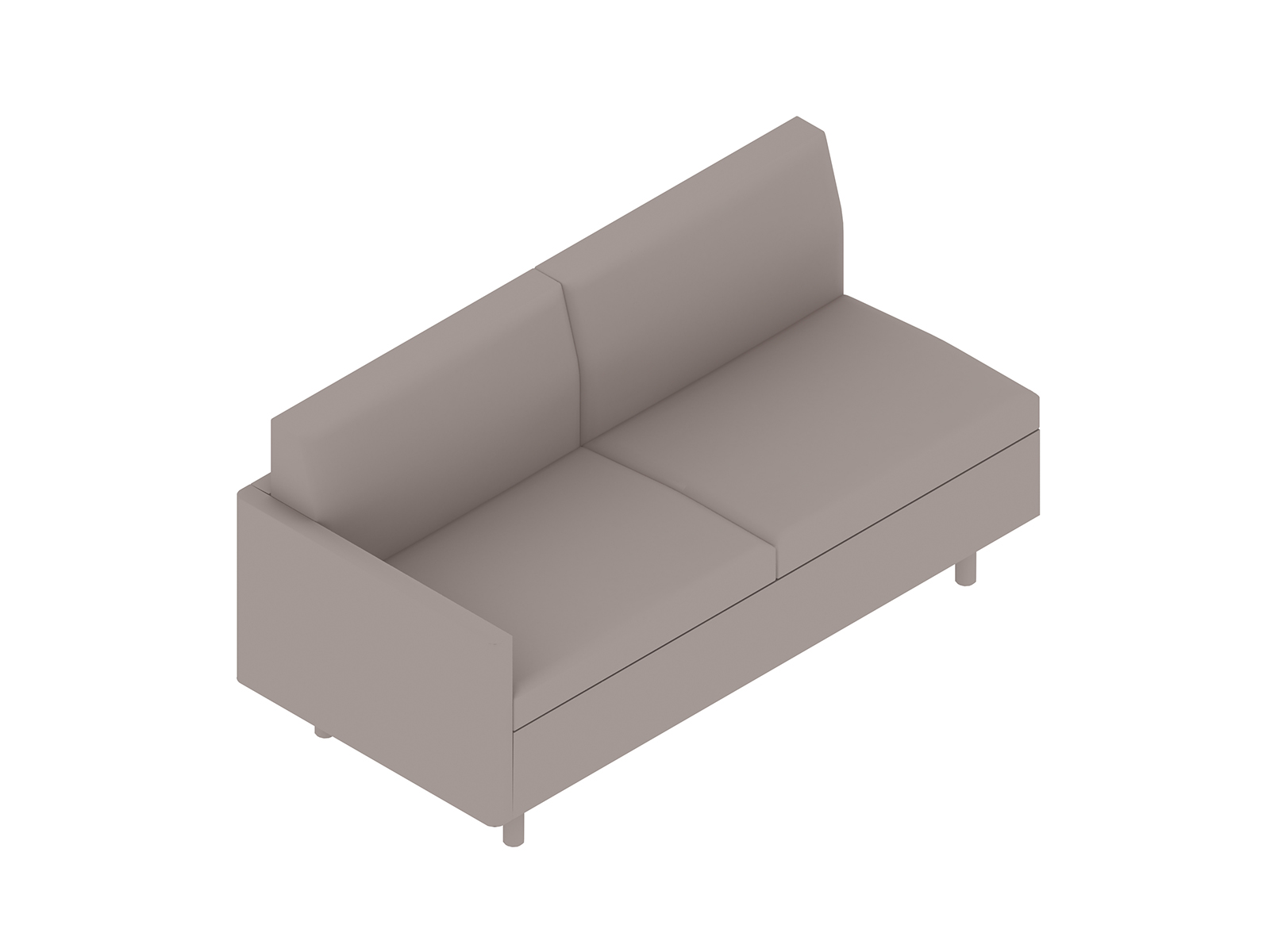 A generic rendering - Tuxedo Classic Settee – Right Arm