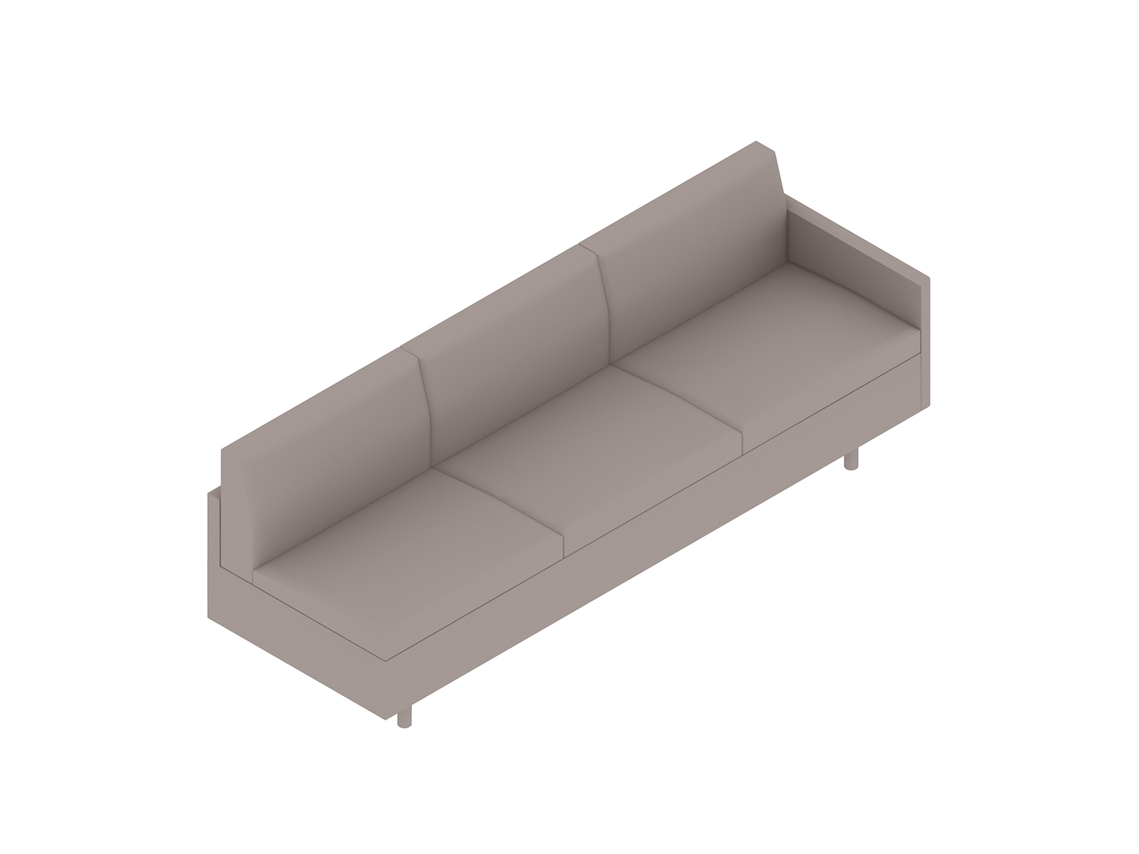 A generic rendering - Tuxedo Classic Sofa – Left Arm