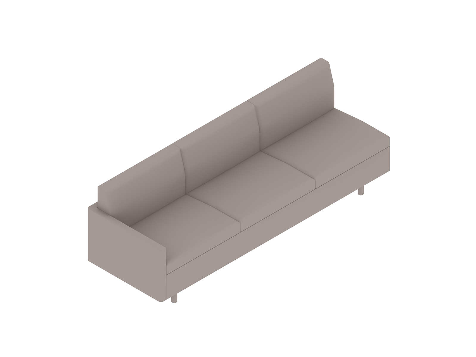 A generic rendering - Tuxedo Classic Sofa – Right Arm