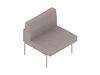 A generic rendering - Tuxedo Component Club Chair – Armless