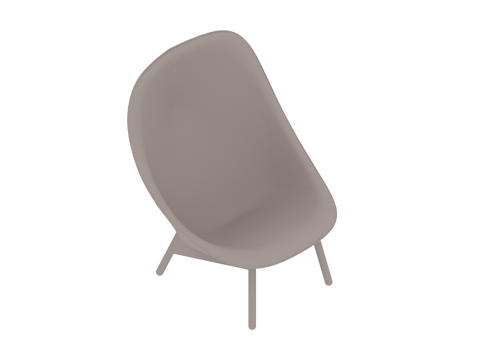 Uma renderização genérica - Lounge Chair Uchiwa