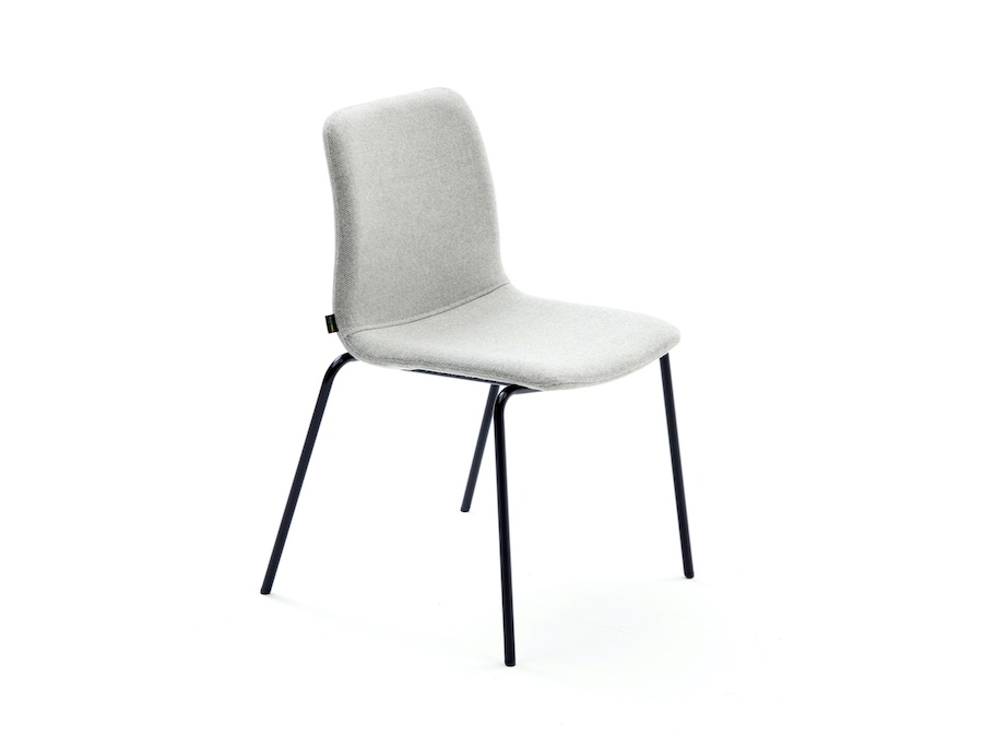 A photo - Viv Side Chair–Armless–4-Leg Base