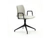 A photo - Viv Side Chair–With Arms–4-Star Swivel Base