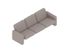 A generic rendering - Wilkes Modular Sofa Group–3 Seat