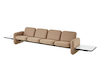 A photo - Wilkes Modular Sofa Group–Table Left–4-Seat–Table Right