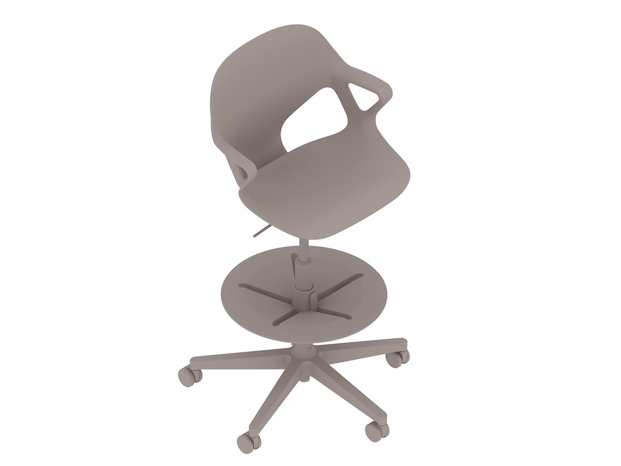 A generic rendering - Zeph Stool–With Arms