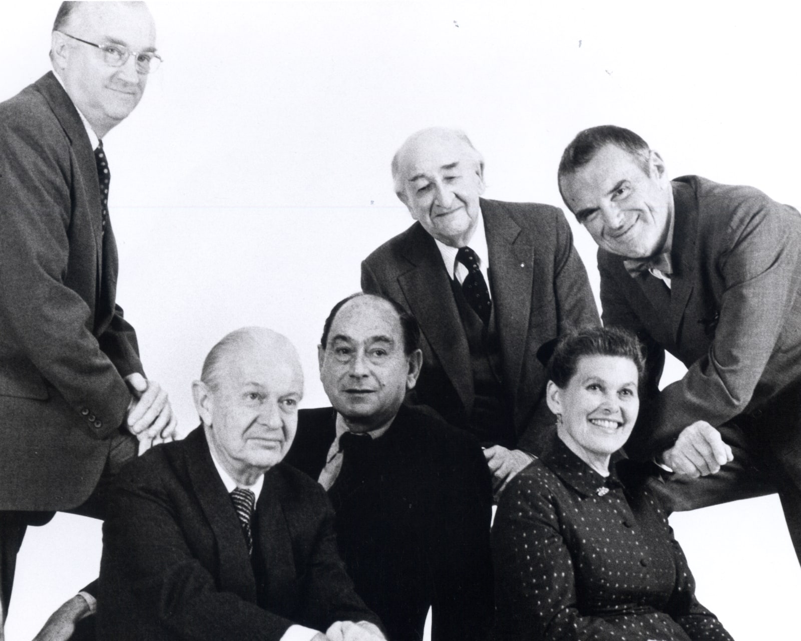 El fundador, D.J. De Pree, El director de diseño, George Nelson y los diseñadores Robert Propst, Alexander Girard, y Ray y Charles Eames.