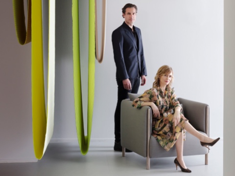 Designers de produtos Stefan Scholten e Carole Baijings.