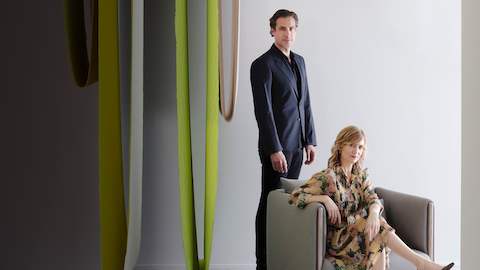 Diseñadores de producto Stefan Scholten y Carole Baijings.