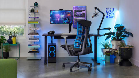 Embody Gaming Chair with Motia Desk