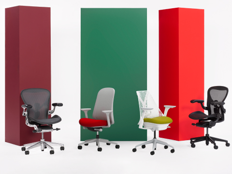 Ergonomische stoelen van Herman Miller